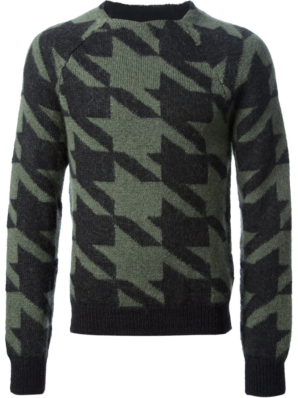 Lyst - Paul Smith Houndstooth Sweater in Black for Men