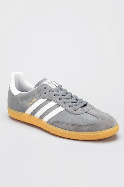 Urban Outfitters Adidas Samba Suede Sneaker in Gray for Men (GREY) | Lyst