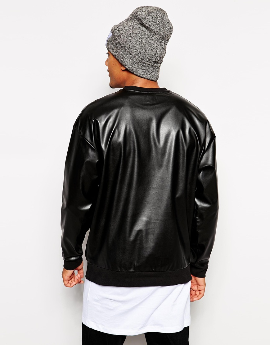 mens black oversized sweatshirt