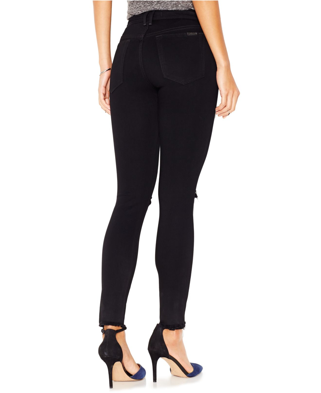 Lyst - Joe'S Jeans Joe's The Finn Ripped Ankle Skinny Jeans, Regan Wash ...