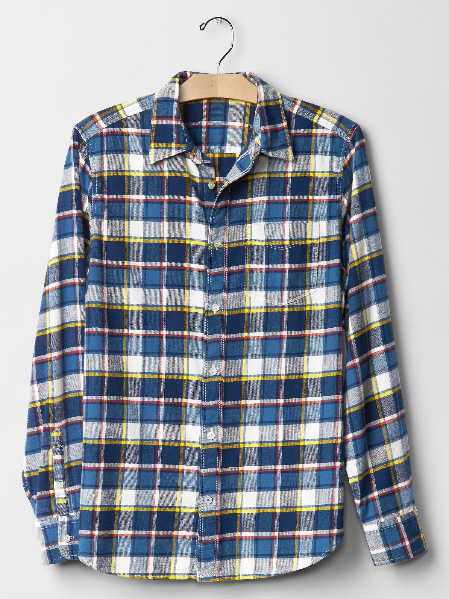 gap boys flannel