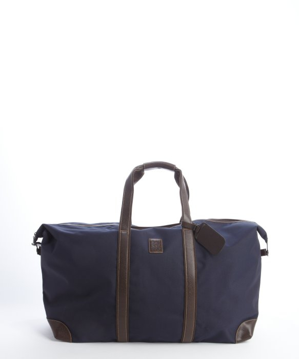 Lyst - Longchamp Blue Canvas &#39;Boxford&#39; Travel Bag in Blue