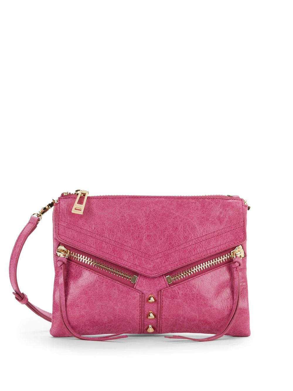 Botkier Legacy Leather Crossbody Bag in Pink (fuchsia) | Lyst