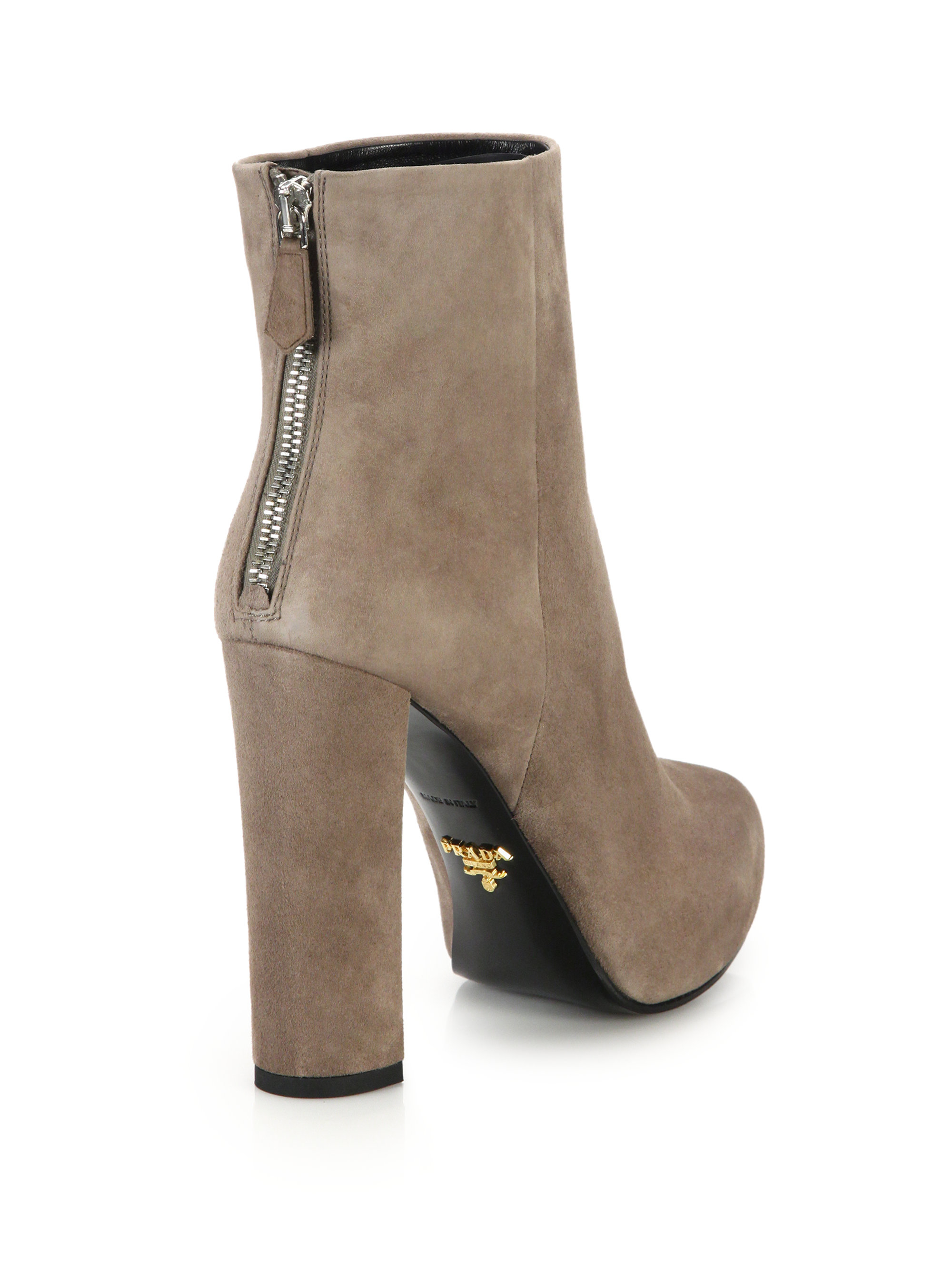 prada heel booties