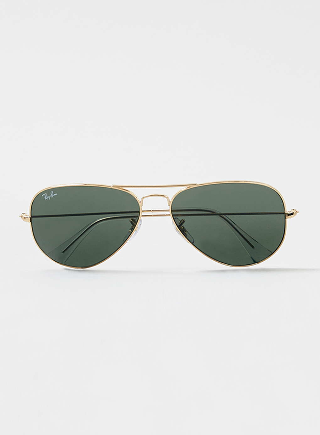 Lyst Ray Ban Gold Aviator Sunglasses In Metallic For Men 