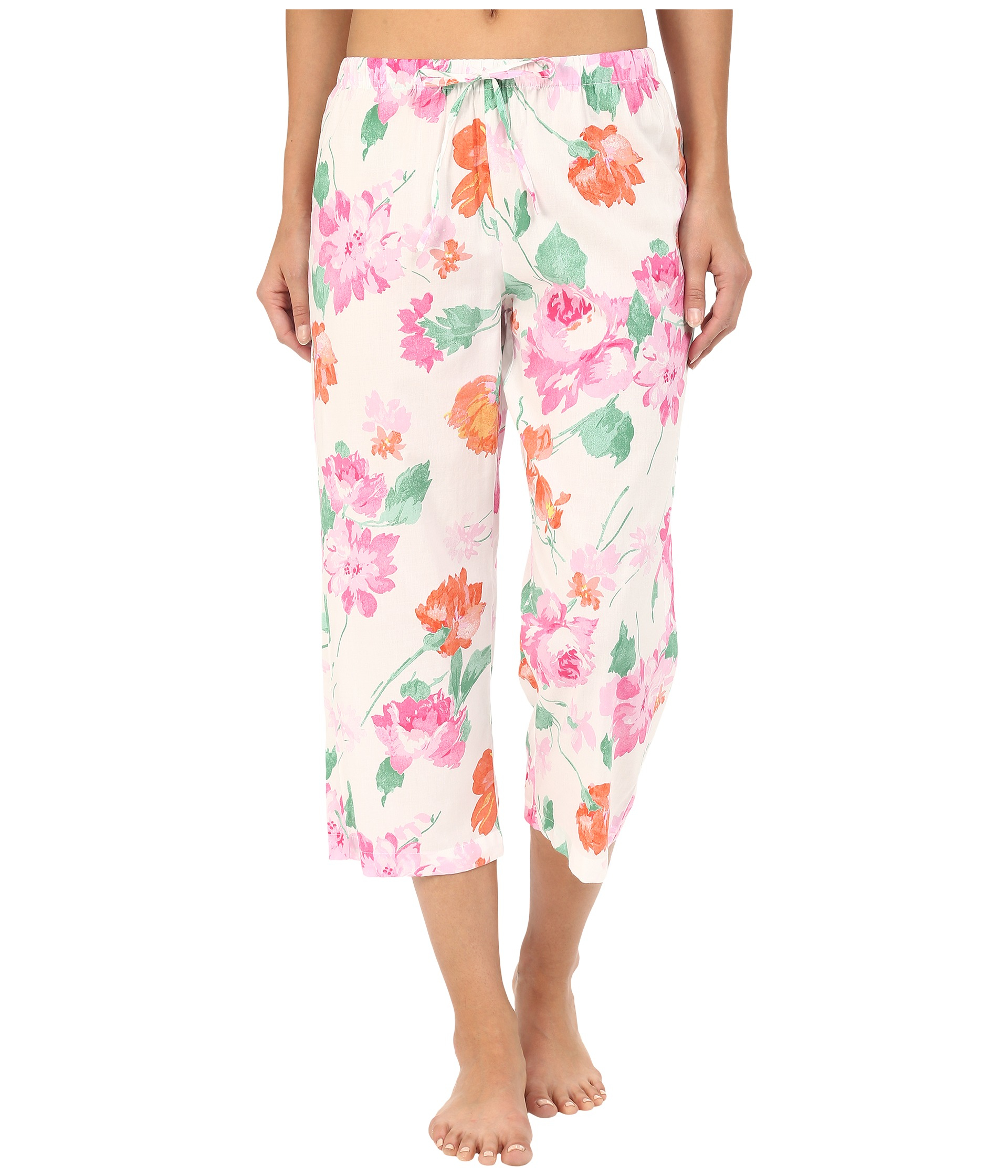 3 4 sleeve capri pajamas