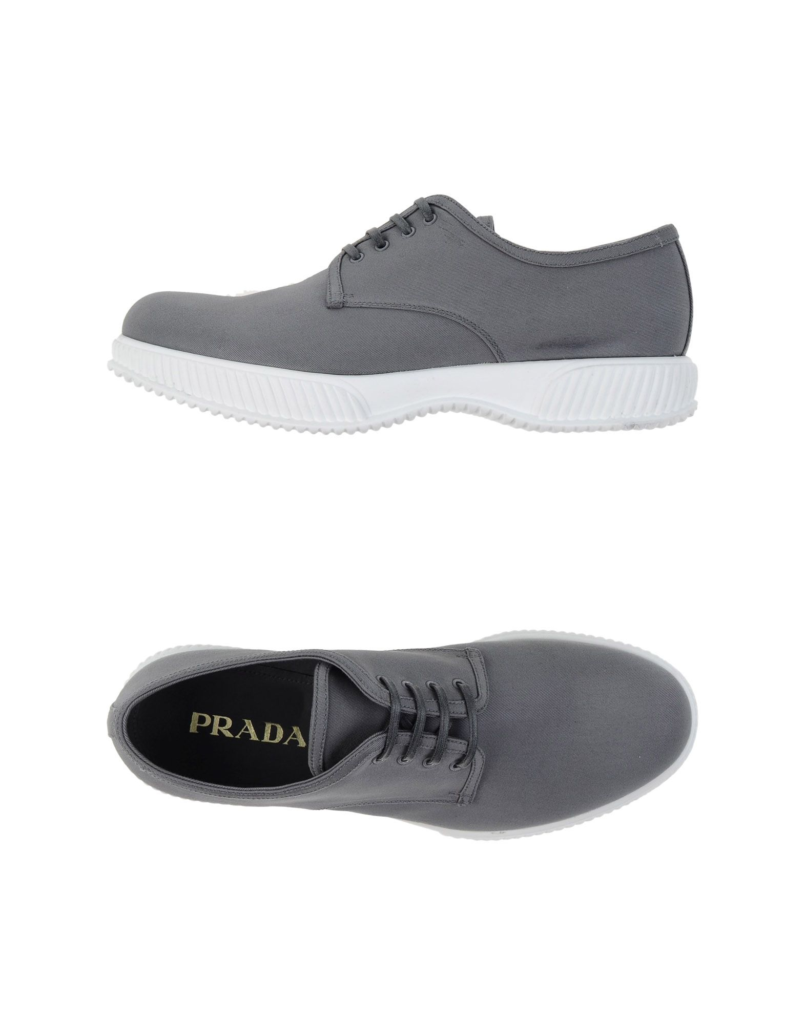 Prada lace bandung 2015 lyst prada low tops trainers in 