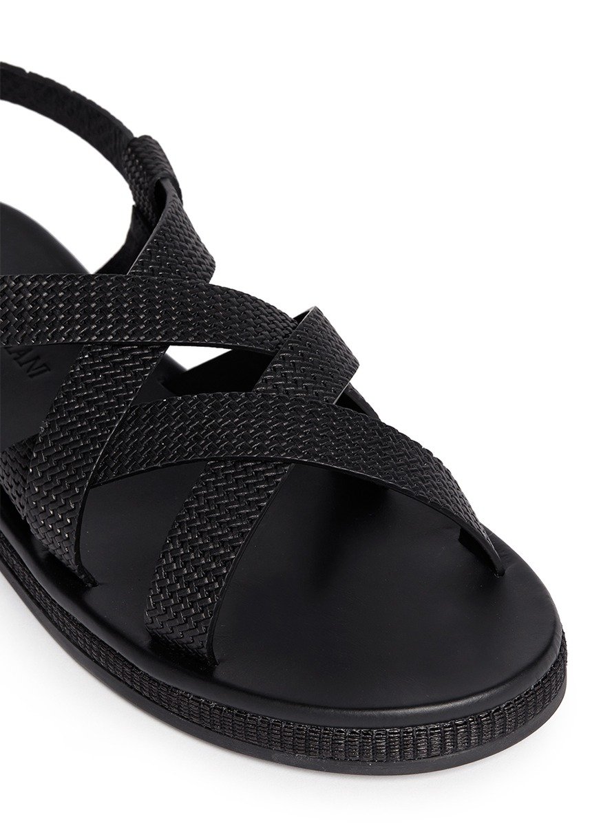 giorgio armani sandals mens