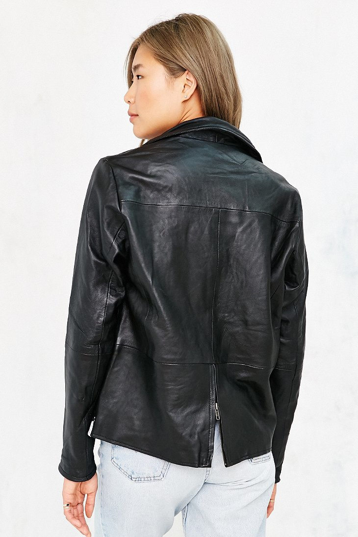 Lyst One Teaspoon Knights Watch Leather Jacket In Black Gallery