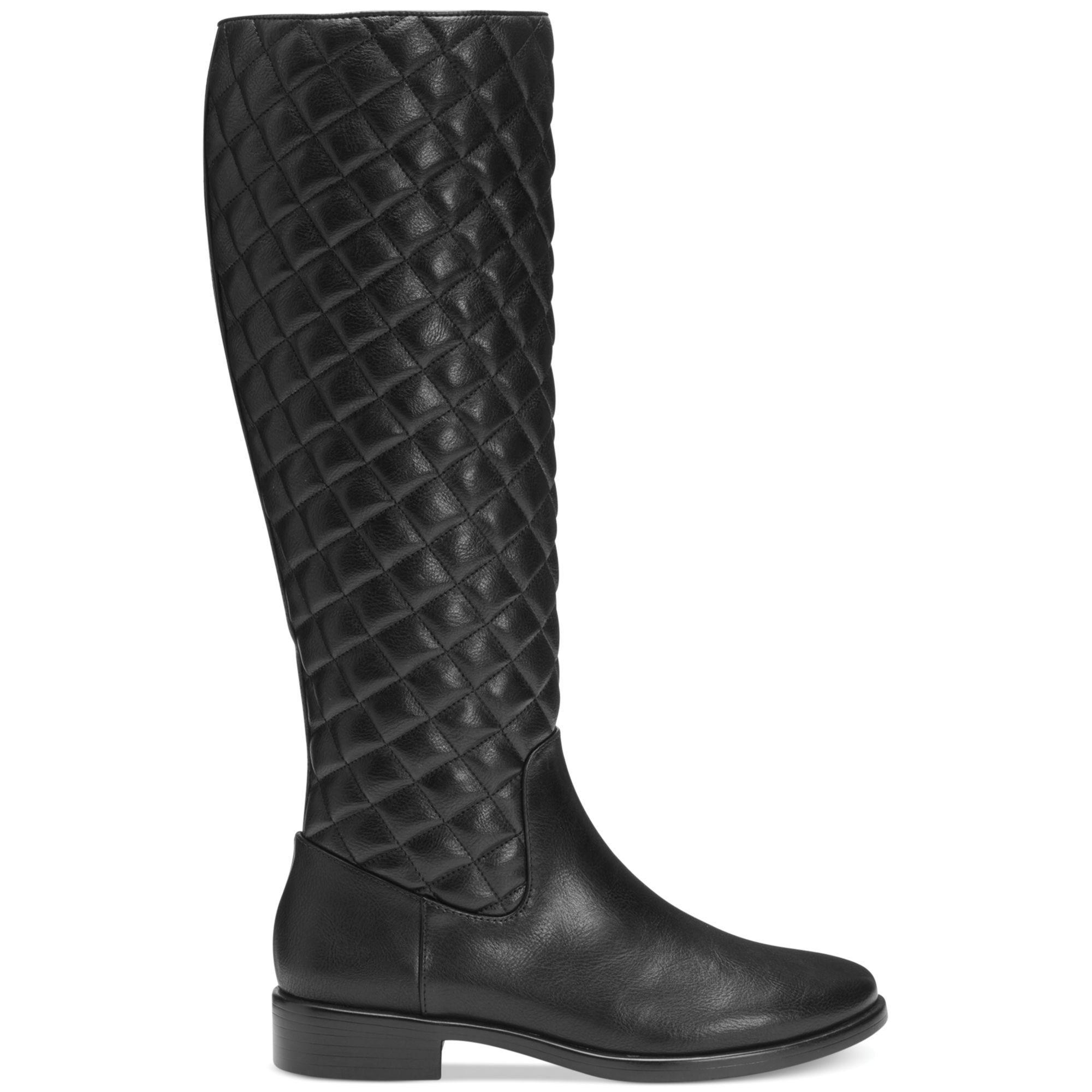 Aerosoles Establish Tall Boots in Black (Black Quilted) | Lyst