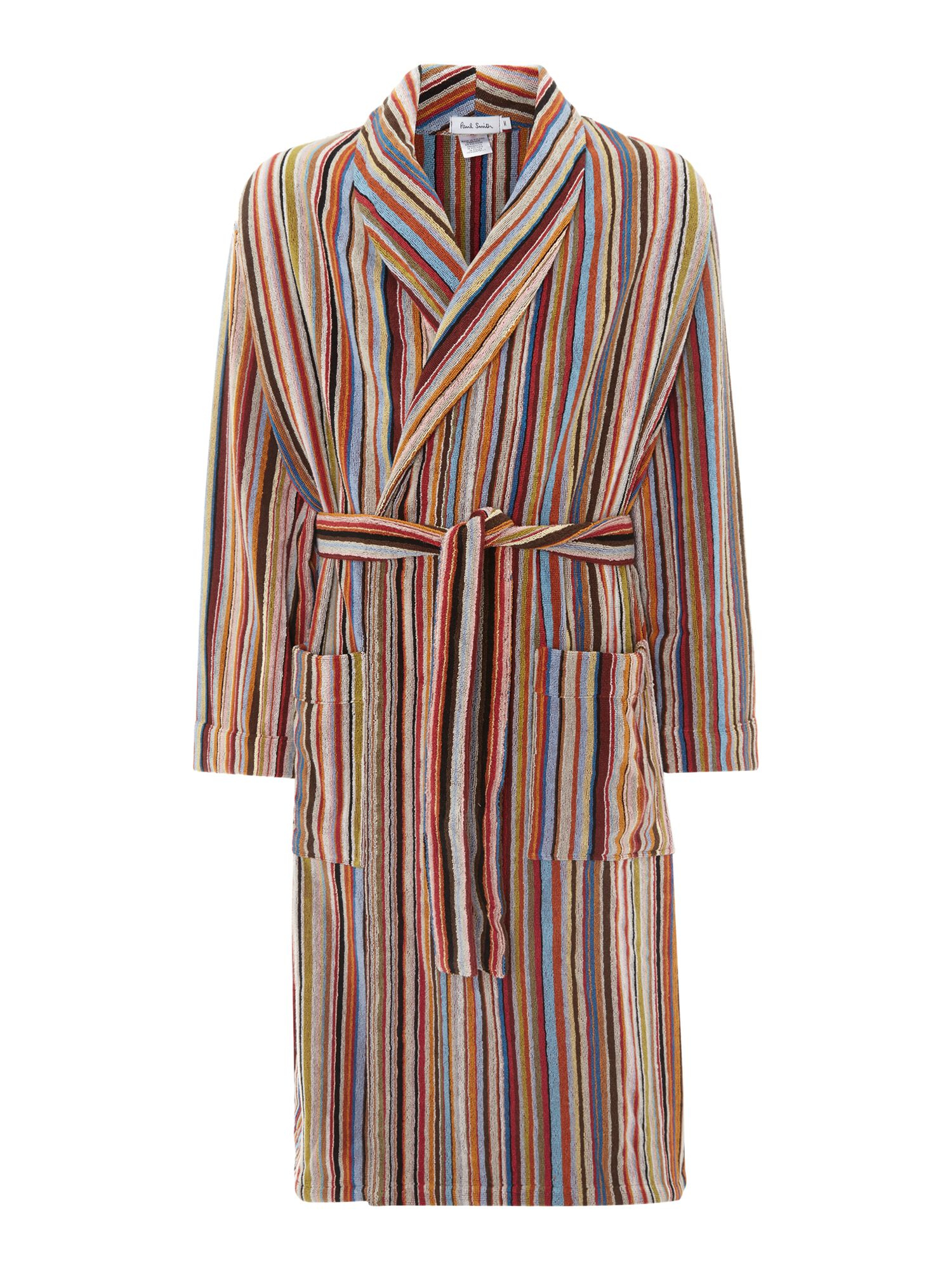 Paul smith Multi-Striped Terry-Cloth Robe in Multicolor for Men | Lyst