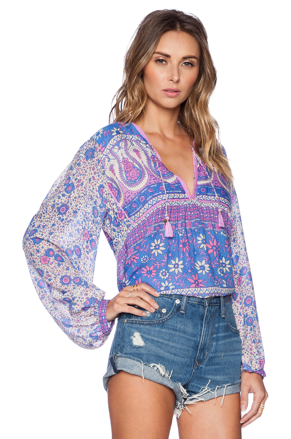 Lyst Spell The Gypsy  Collective Boho Blossom Blouse  in 