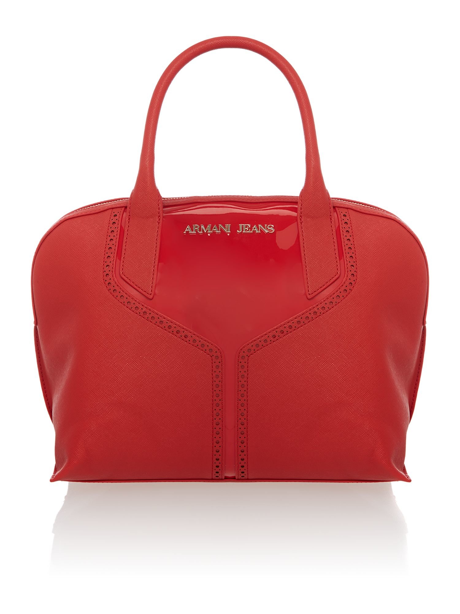 orange armani bag