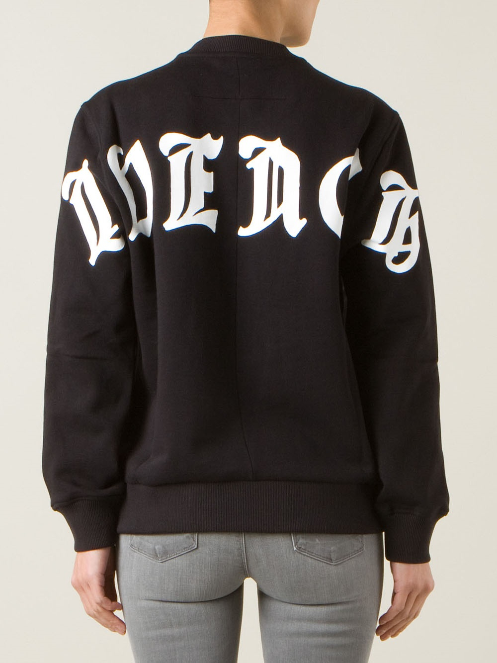 givenchy black sweatshirt womens