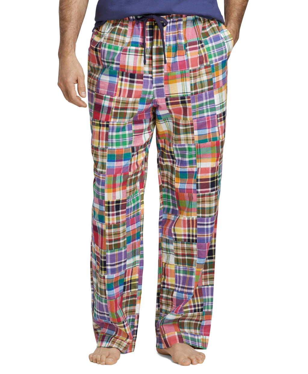 Brooks brothers Patchwork Madras Lounge Pants in Orange for Men | Lyst