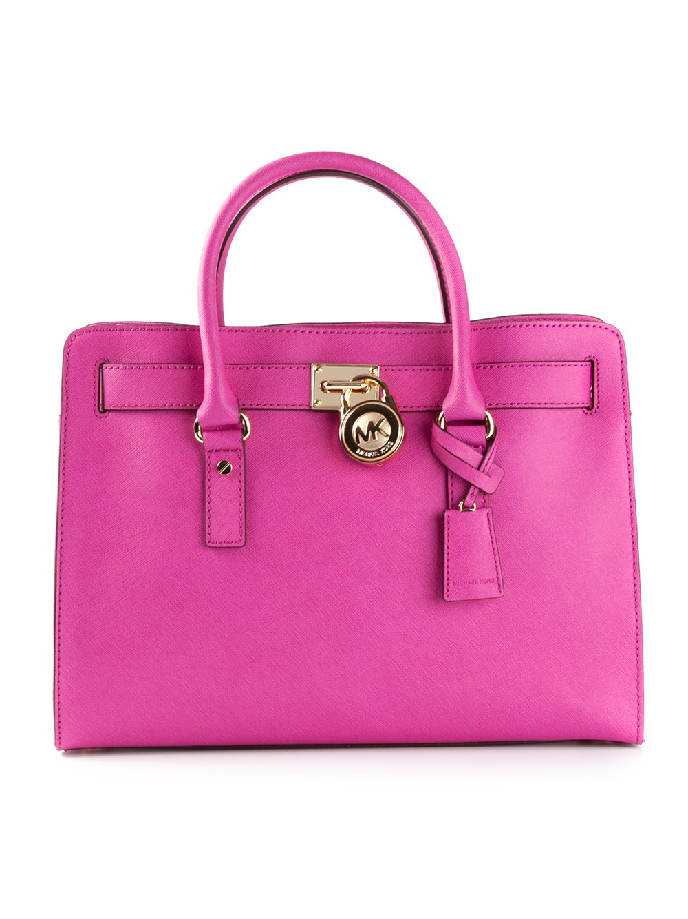 Lyst - Michael Michael Kors Hamilton Large Shoulder Bag in Pink
