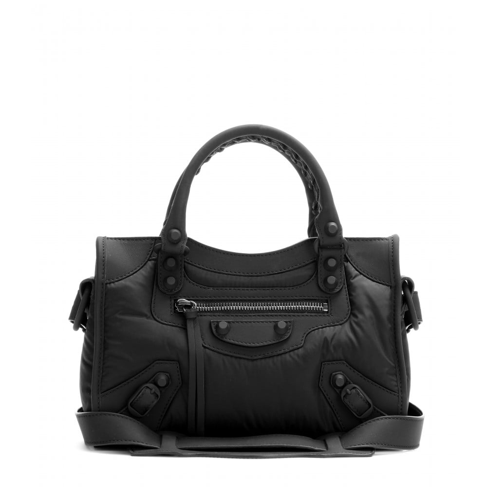 Balenciaga Classic Mini City Shoulder Bag in Black | Lyst