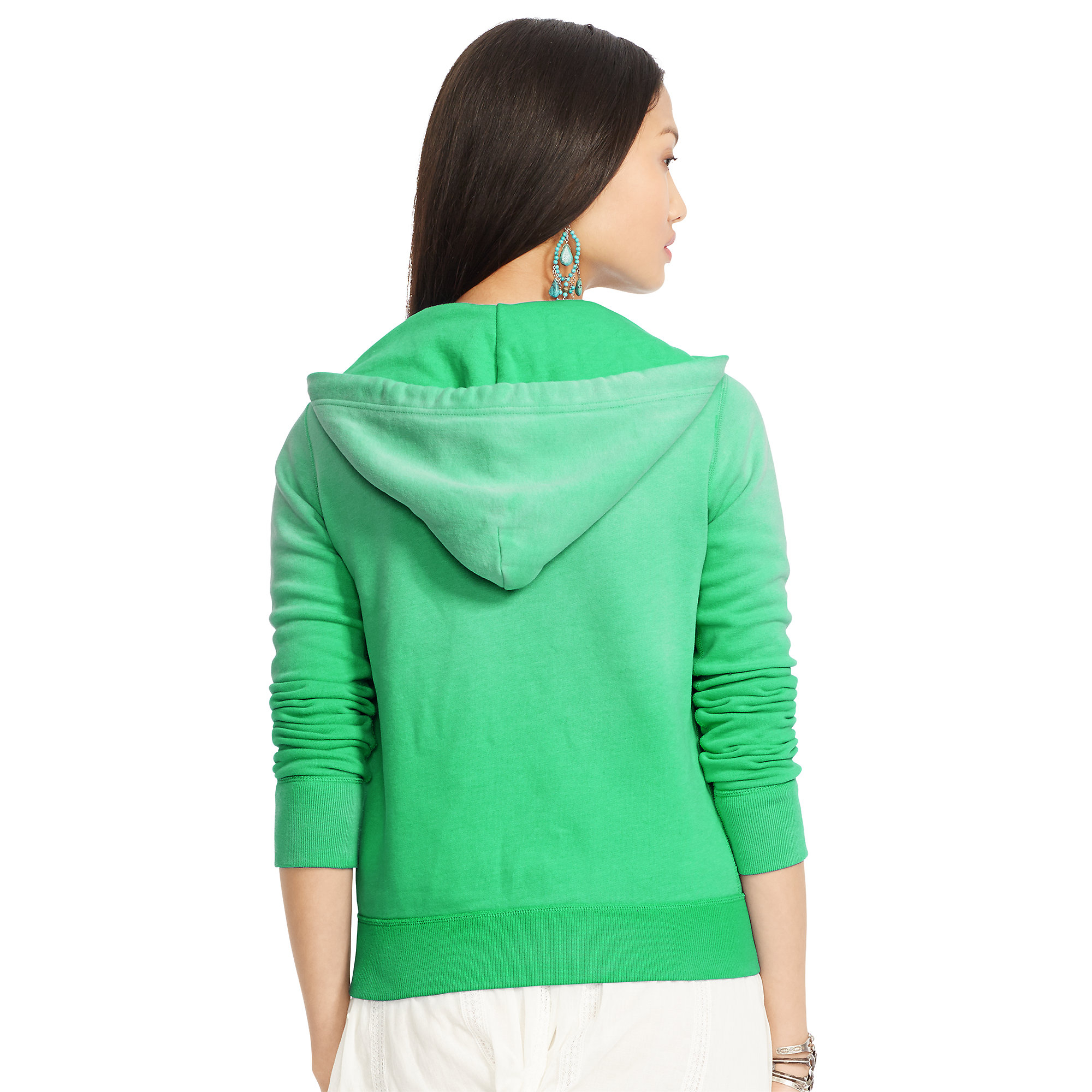 ralph lauren zip up hoodie womens