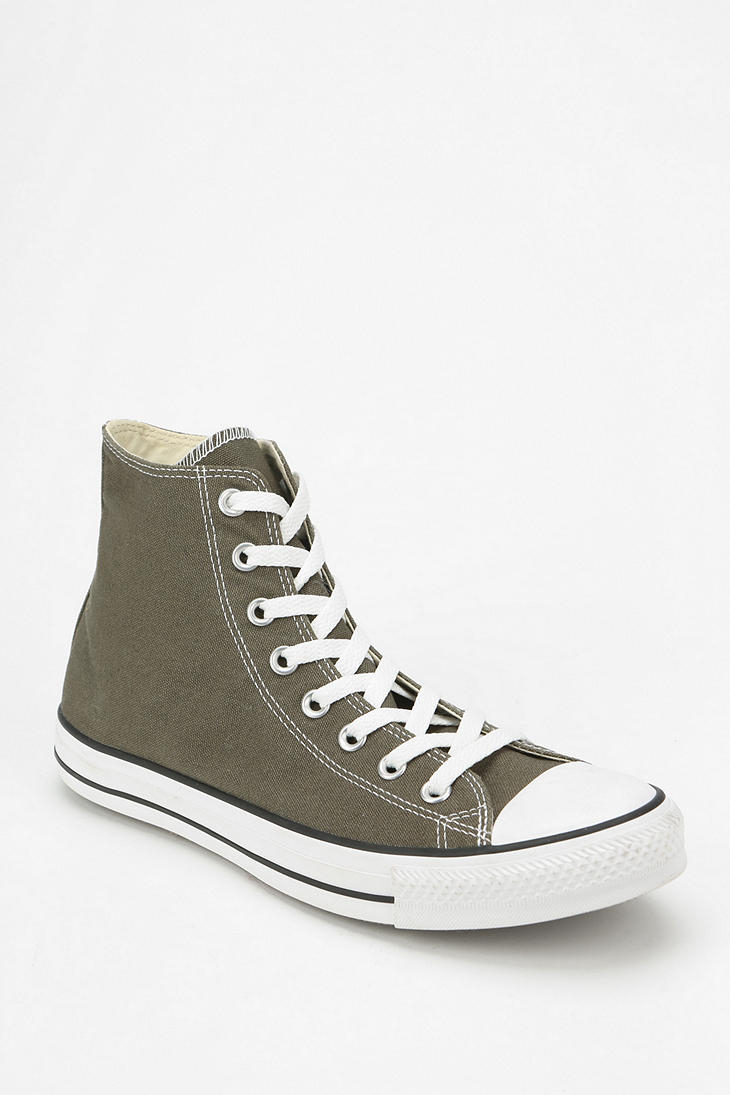 Converse Chuck Taylor All Star Womens Hightop Sneaker in Green | Lyst