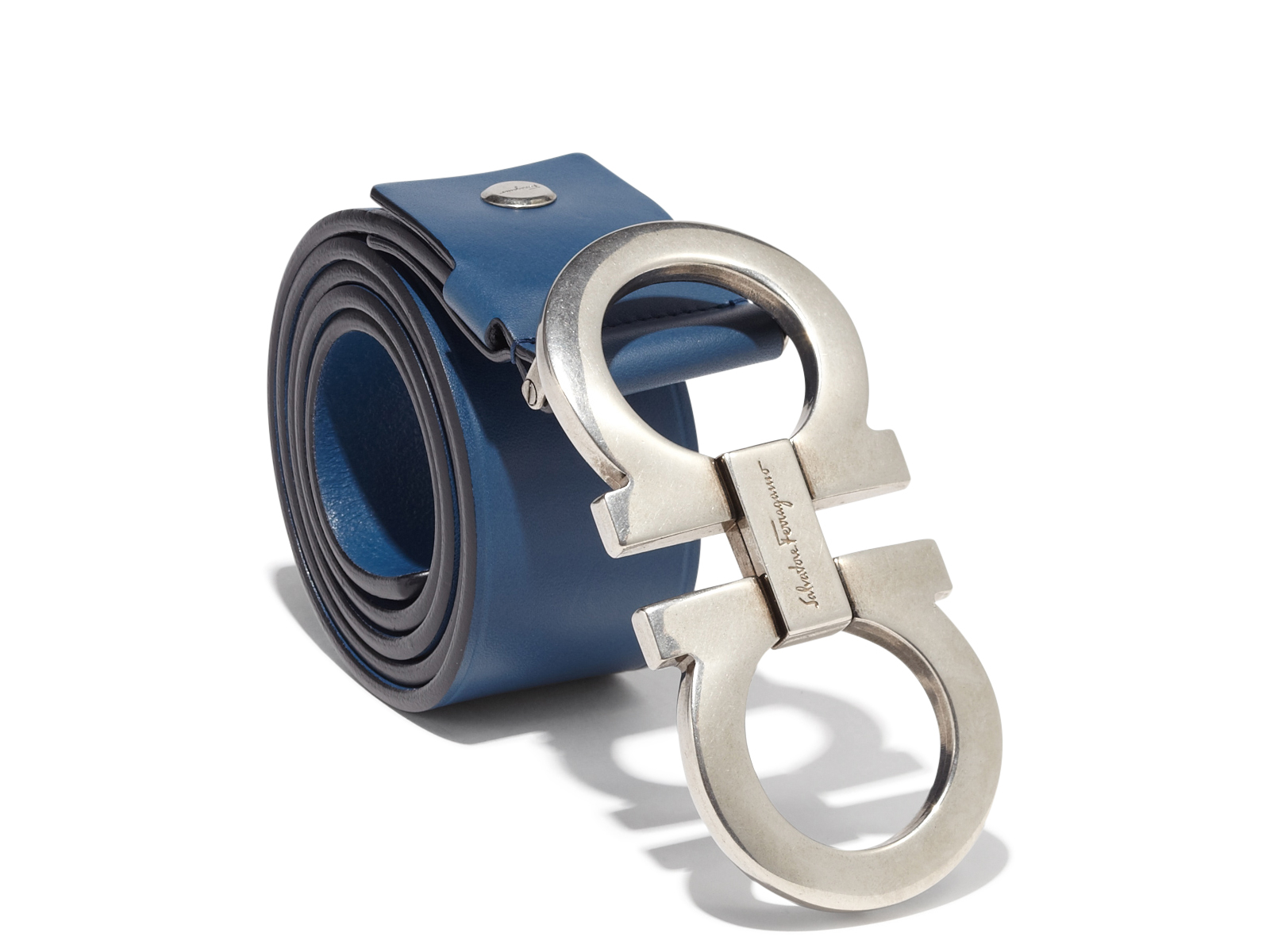 Ferragamo Adjustable Belt in Blue for Men (Dutch Blue) | Lyst