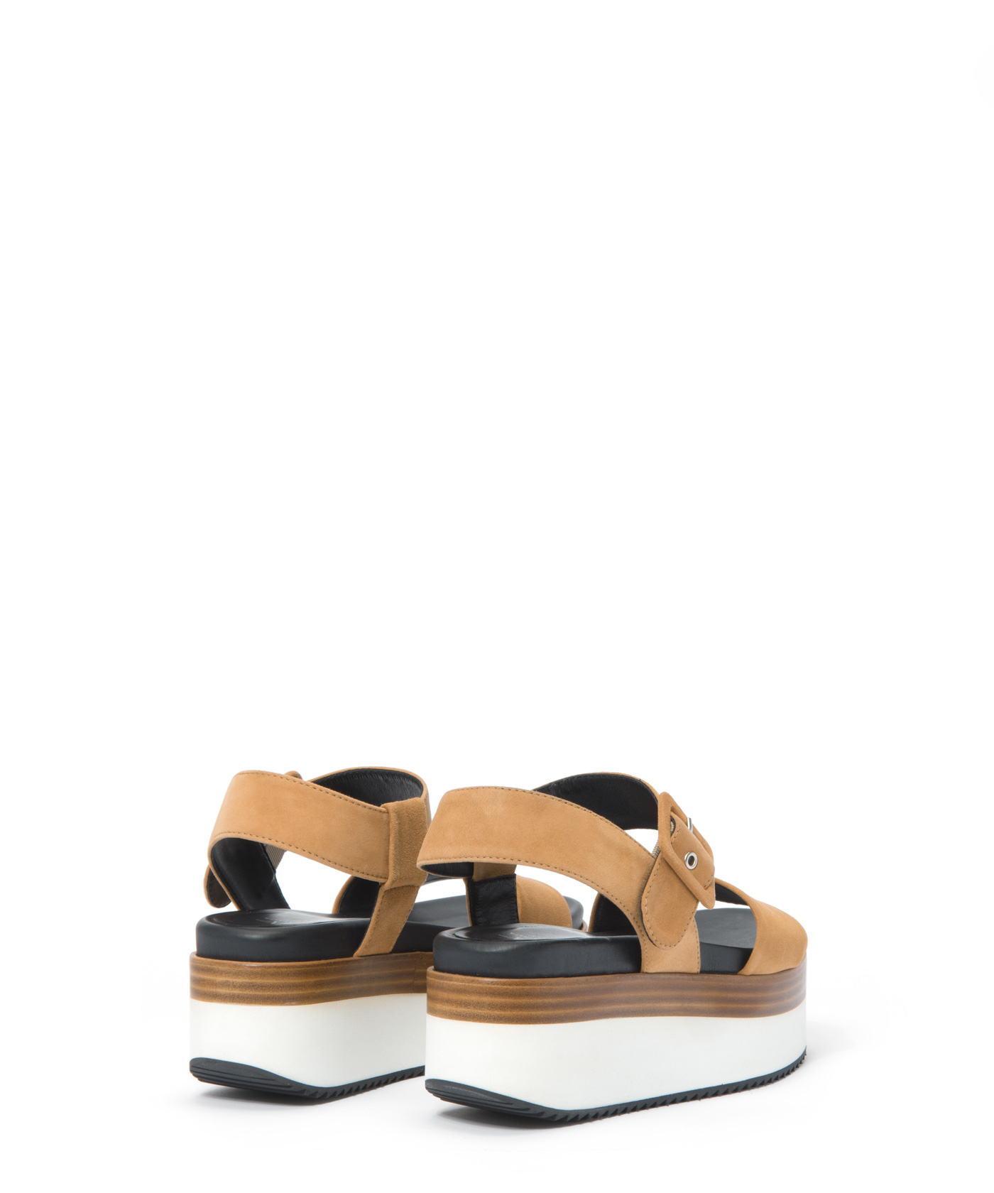 Lyst - Aquatalia Heather Suede Sandals in Brown