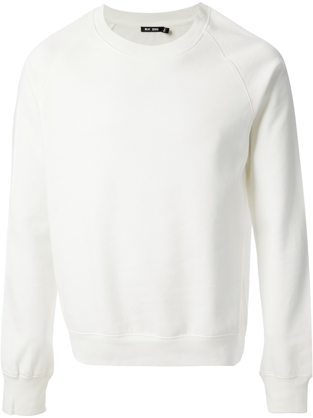 Download Lyst - BLK DNM Crew Neck Sweater in White for Men