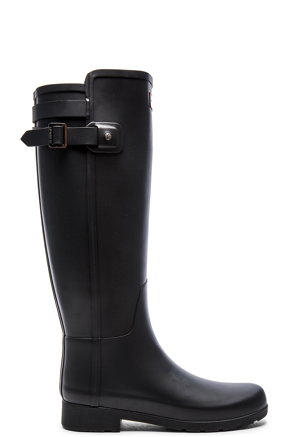 Hunter Original Refined Rain Boots in Black | Lyst
