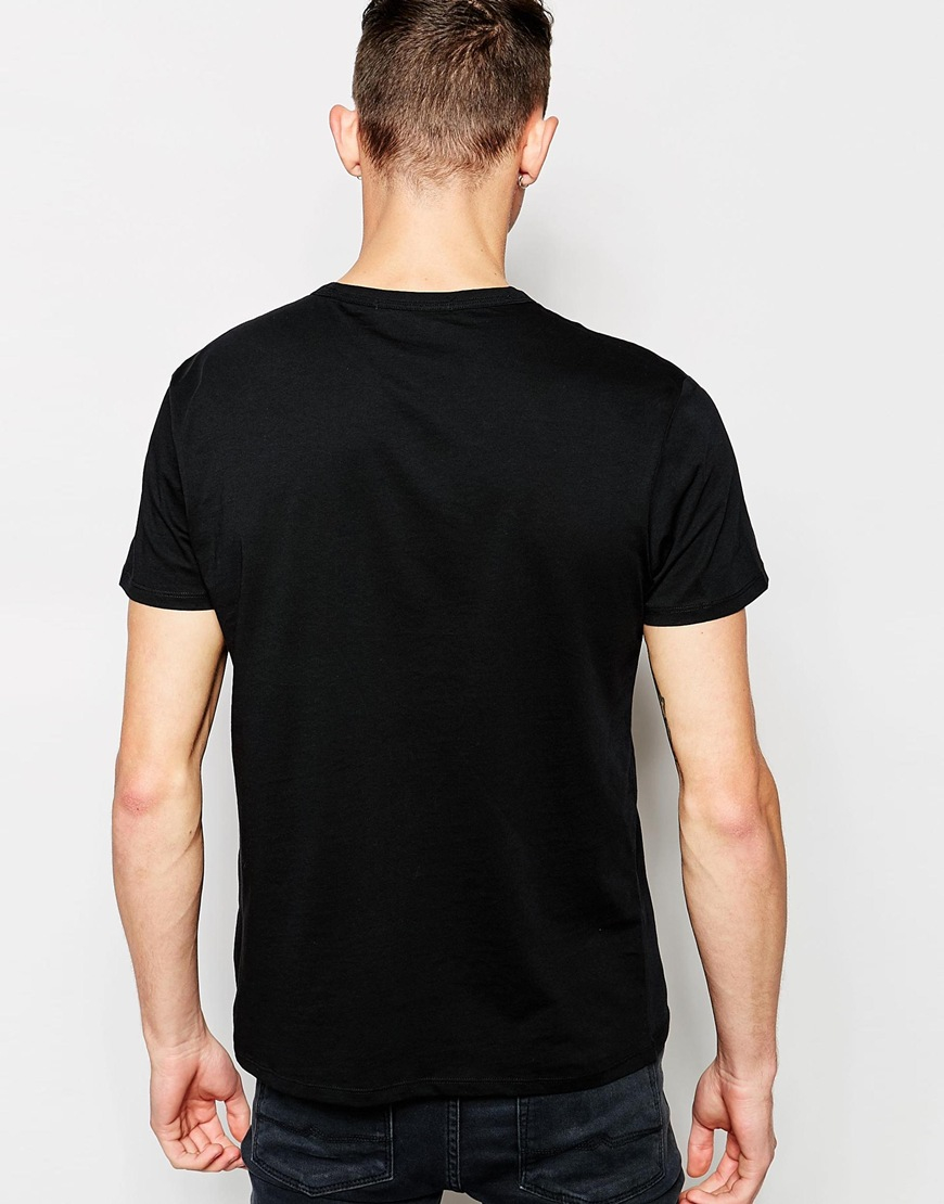 Ben sherman T-shirt With Spot Print Target in Black for Men | Lyst