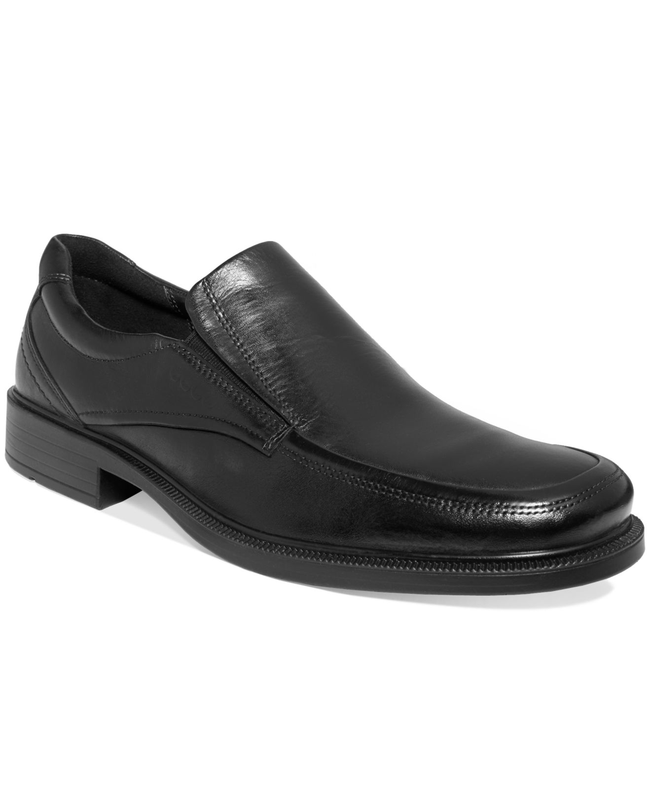 Lyst - Ecco Dublin Apron Toe Slip-on Shoes in Black for Men