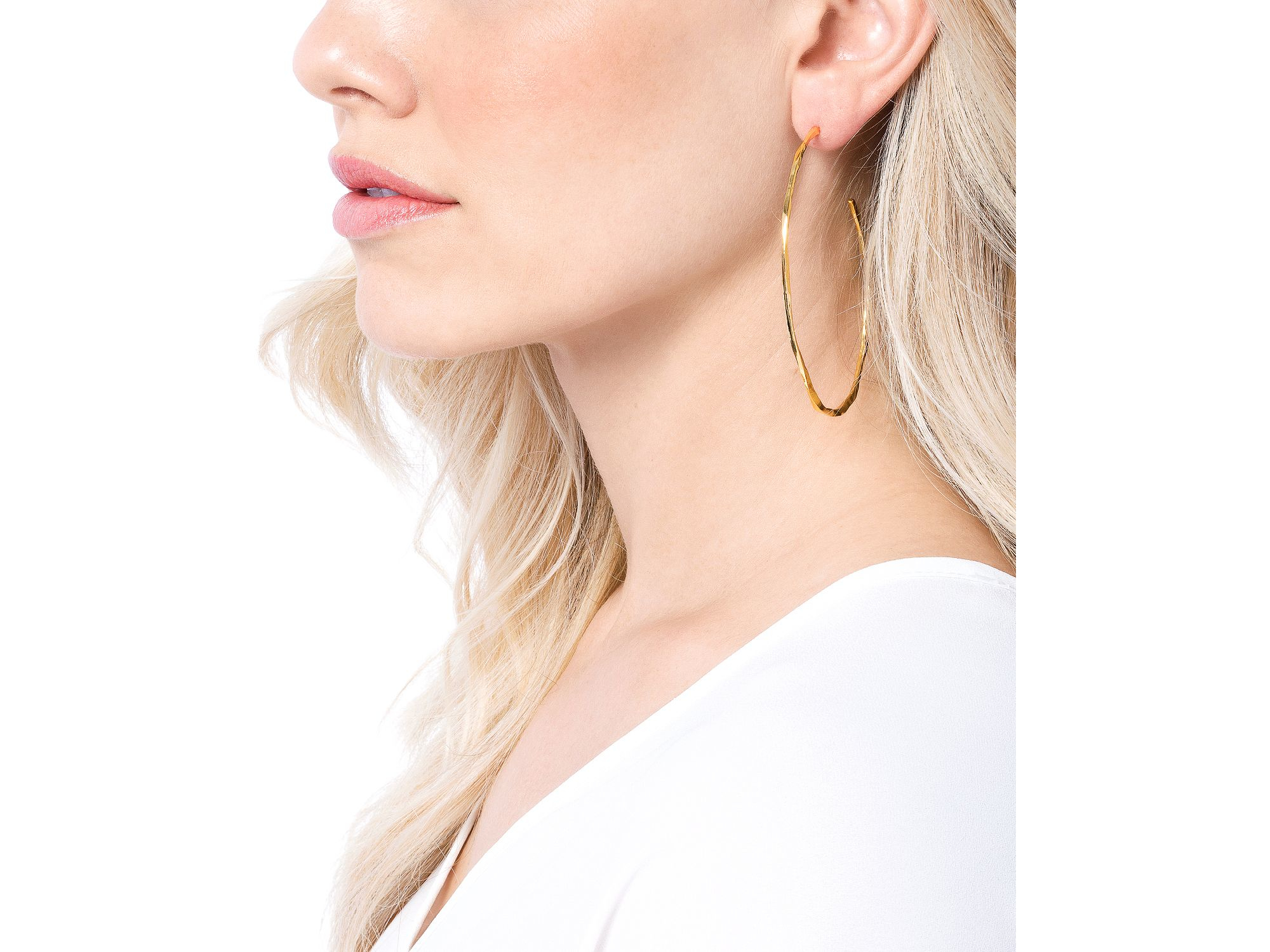 Lyst Gorjana Laurel Hoop Earrings In Metallic Gallery Previously Sold At Bloomingdale S Women Hoop Earrings