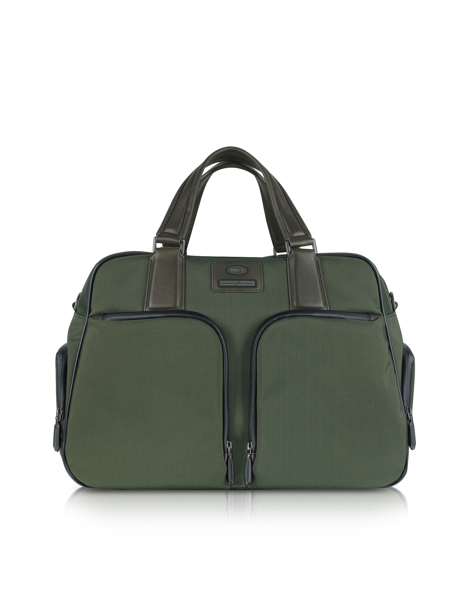 Lyst Bric's Pininfarina Large Nylon and Leather Briefcase in Green