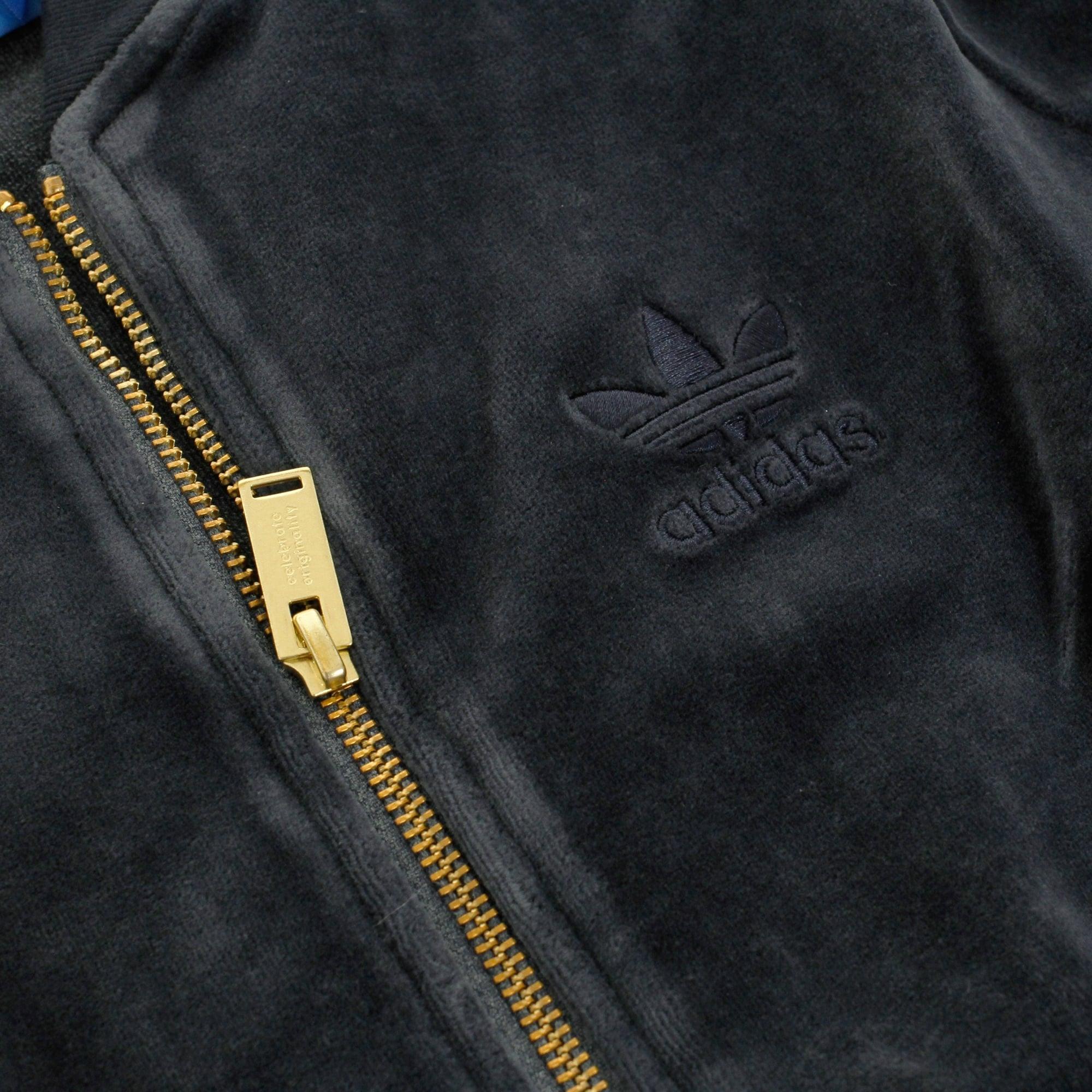 adidas Originals Cotton Beckenbauer Velour Legend Ink Track adidas Originals Cotton Beckenbauer Velour Legend Ink Track