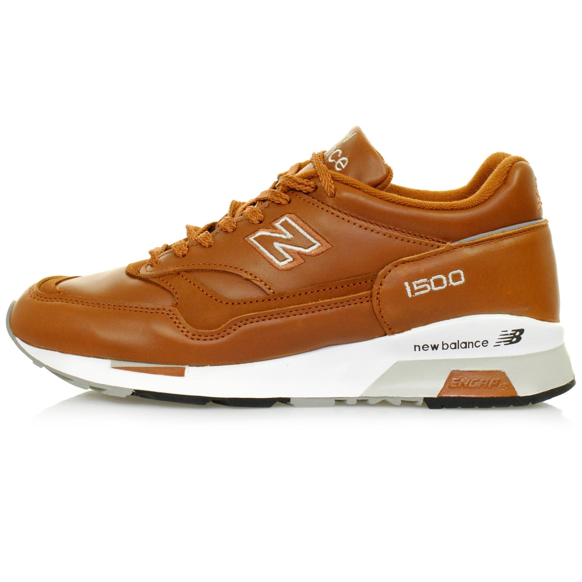 Lyst - New Balance 1500 Made In Uk Tan Leather Shoe M1500Tn in Brown ...