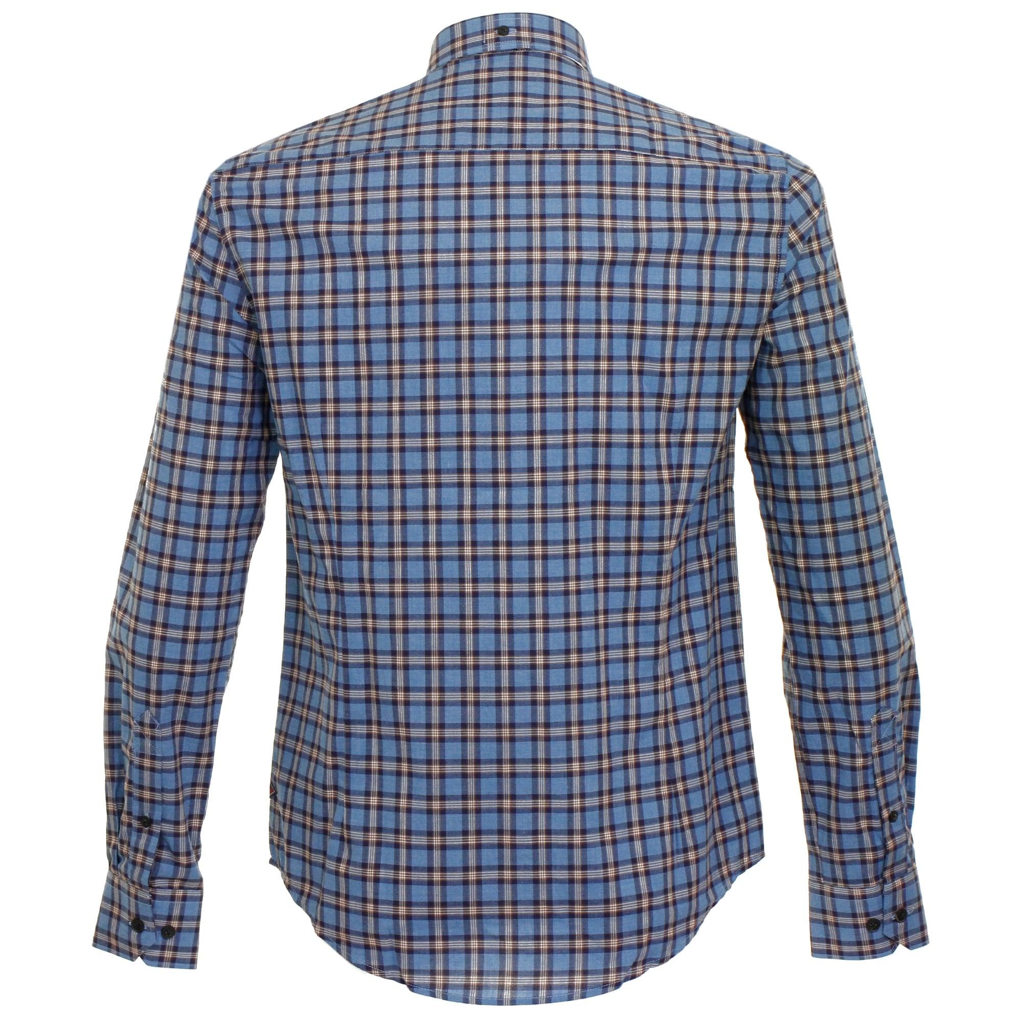 Lyst - Barbour Barbour International Hero Chambray Check Shirt ...