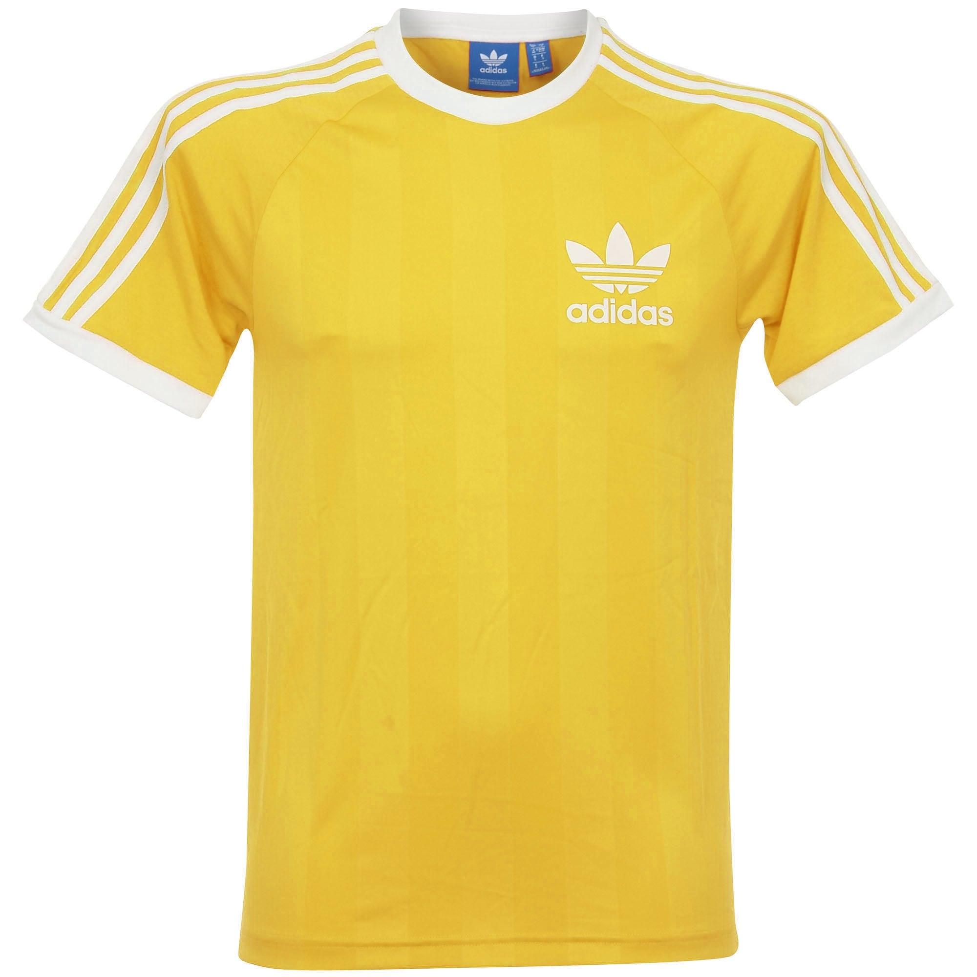 adidas Originals Adidas Clfn Tee Yellow T-Shirt Cf5305 in Yellow for ...
