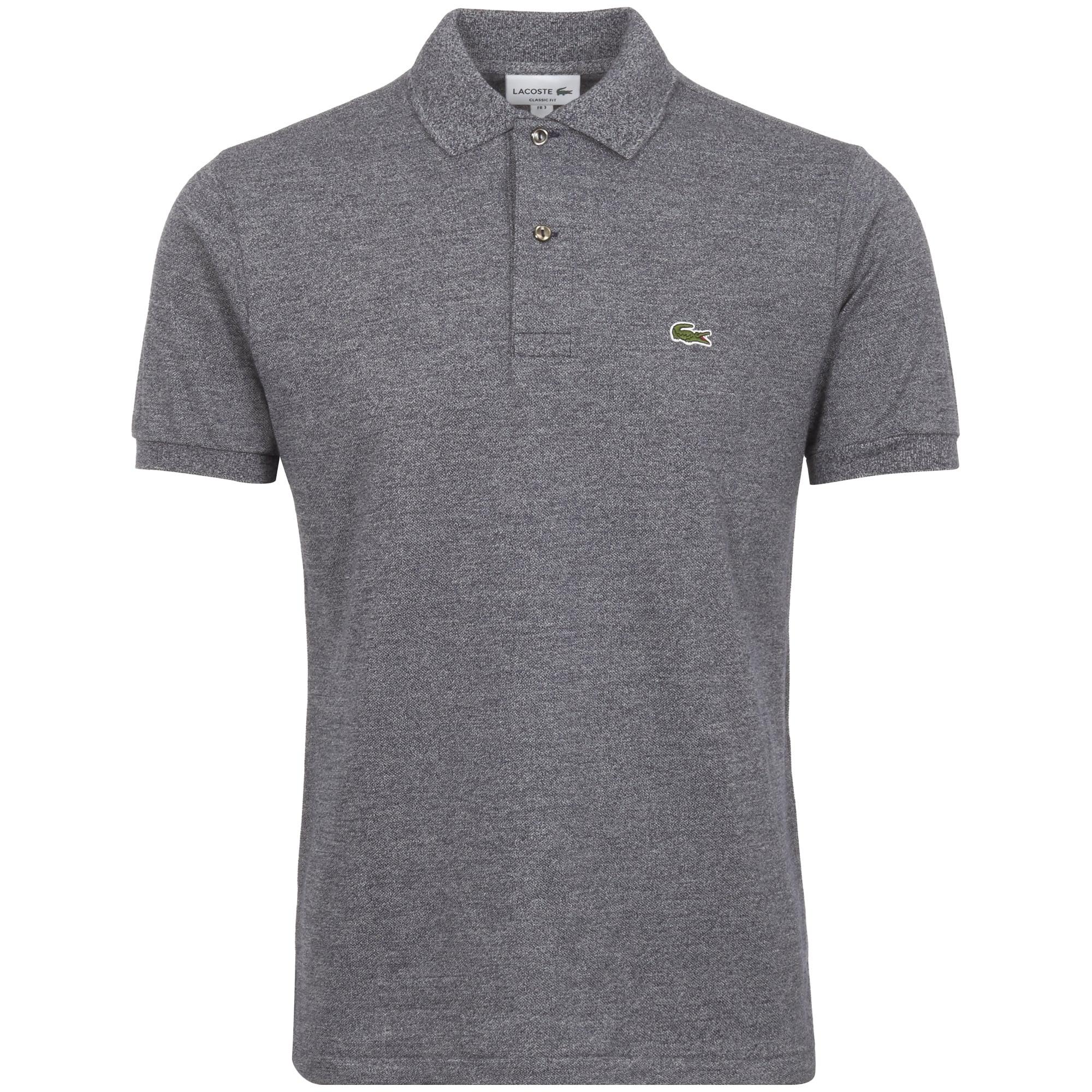 Lyst - Lacoste Grey L.12.12 Polo Shirt in Gray for Men - Save 29%