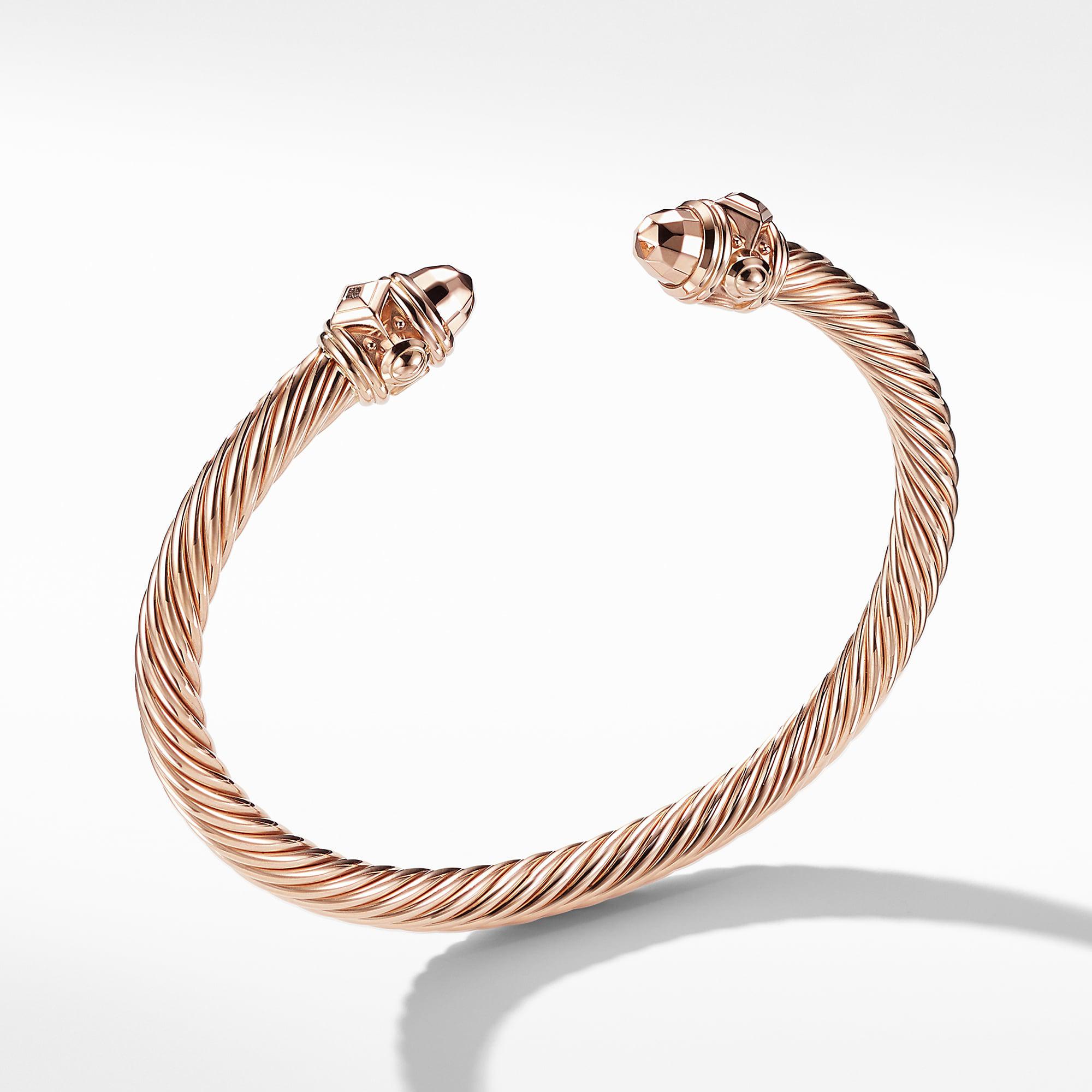 Lyst - David Yurman Renaissance Bracelet In 18k Rose Gold in Metallic