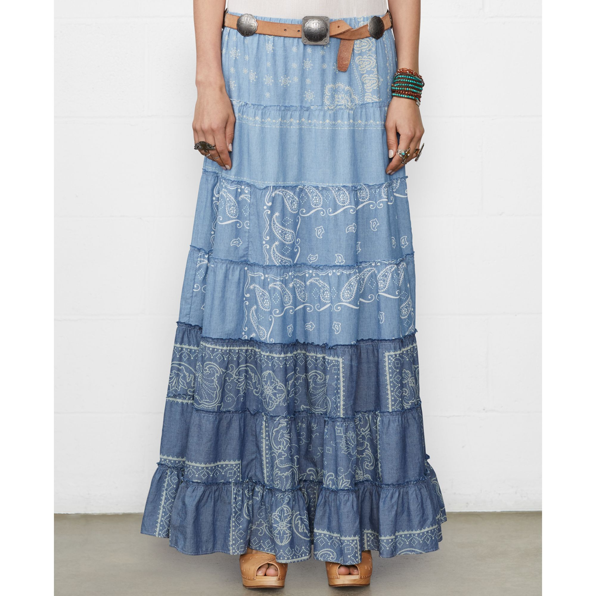 ralph lauren bandana skirt