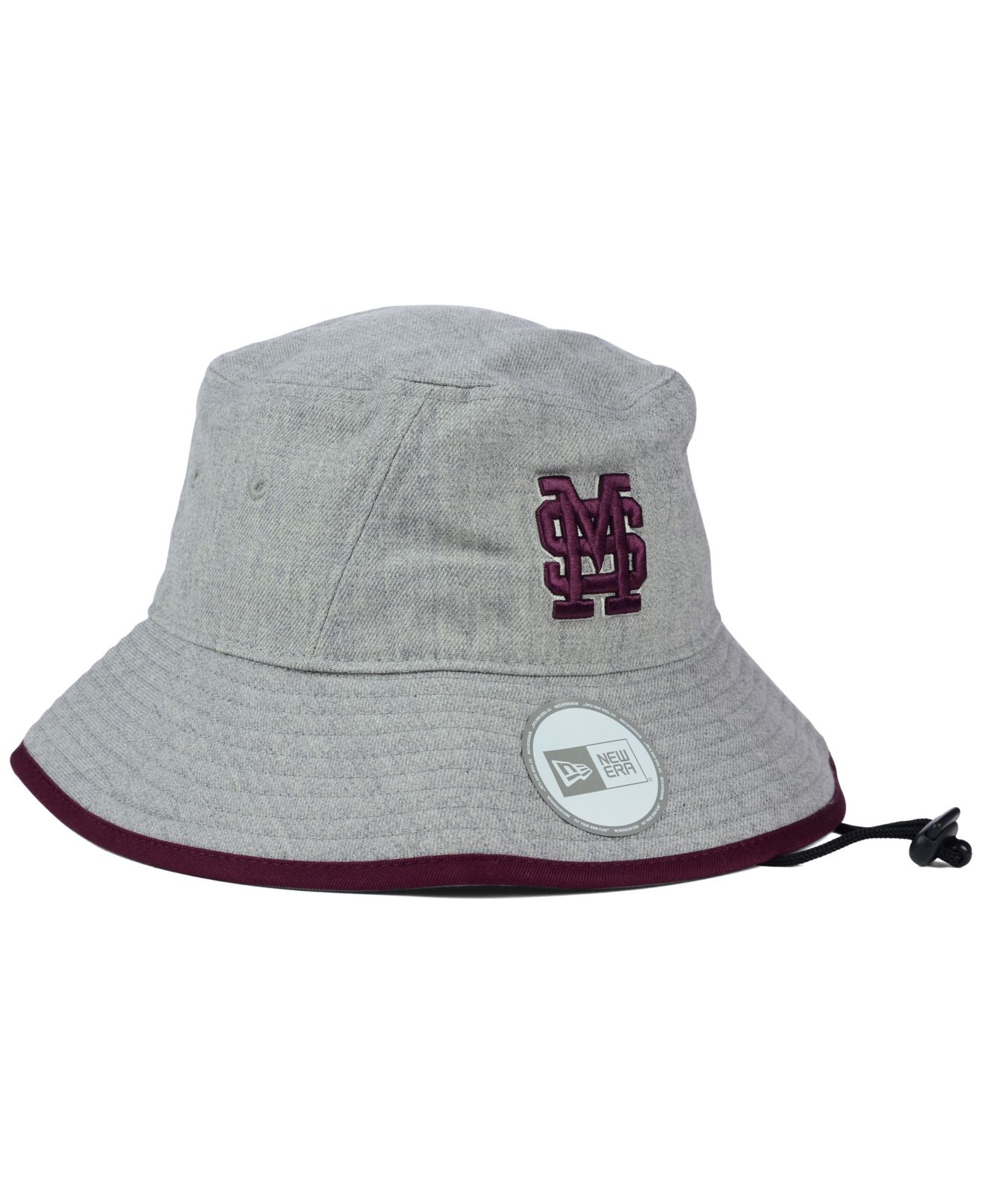 New Era Mississippi State Bulldogs Tip Bucket Hat in Gray | Lyst