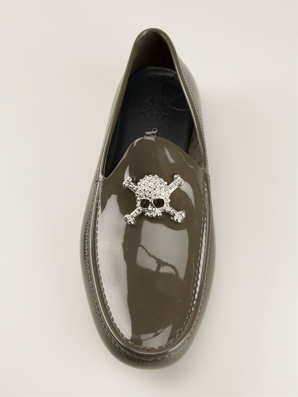 Vivienne westwood 'Skull' Loafers in Green for Men Lyst