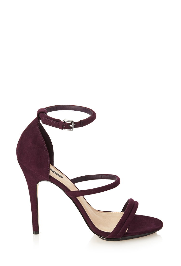 3 purple heels