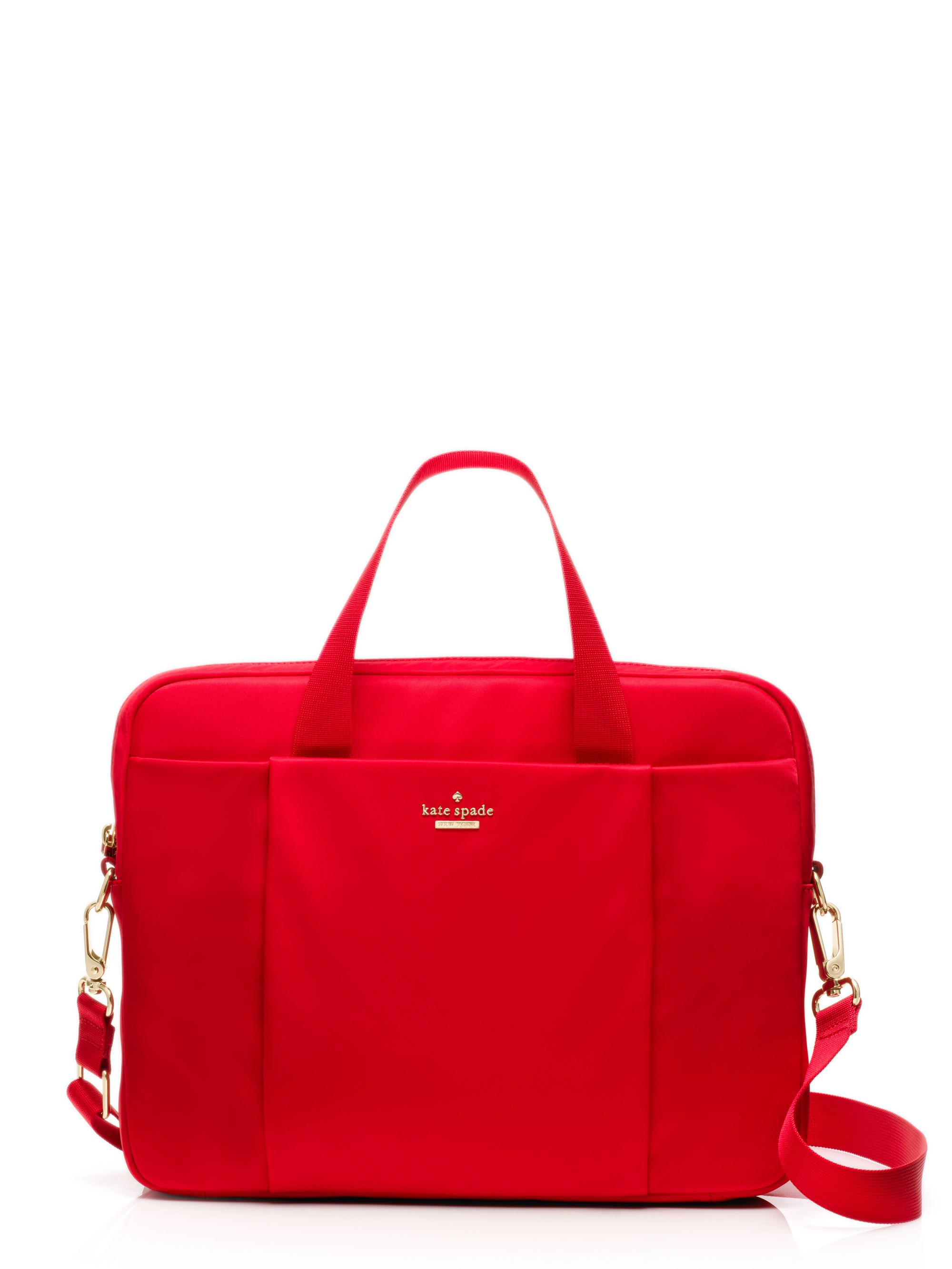 red kate spade purse with bow