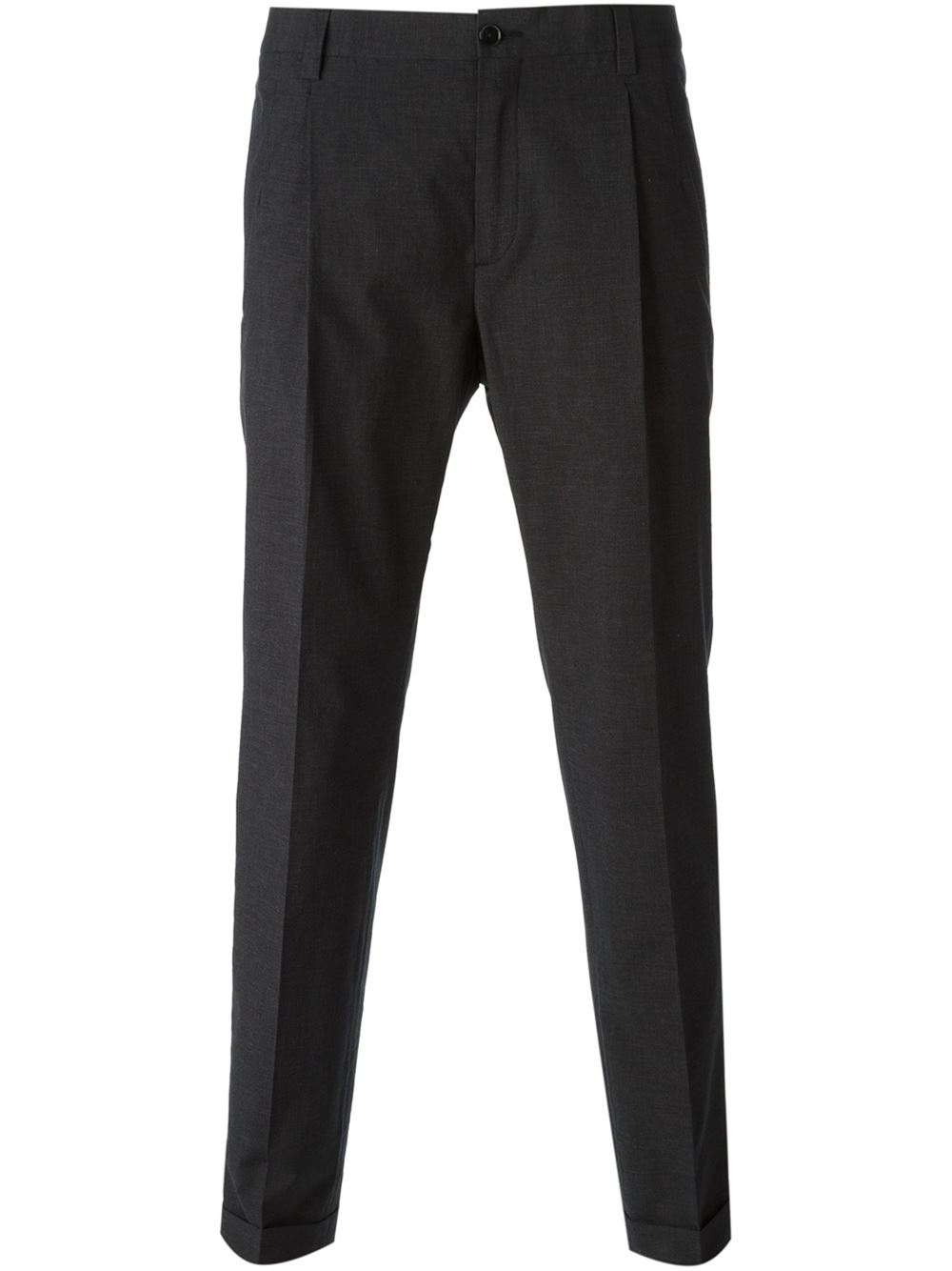 Dolce & gabbana Classic Tailored Trousers in Gray for Men (grey) | Lyst