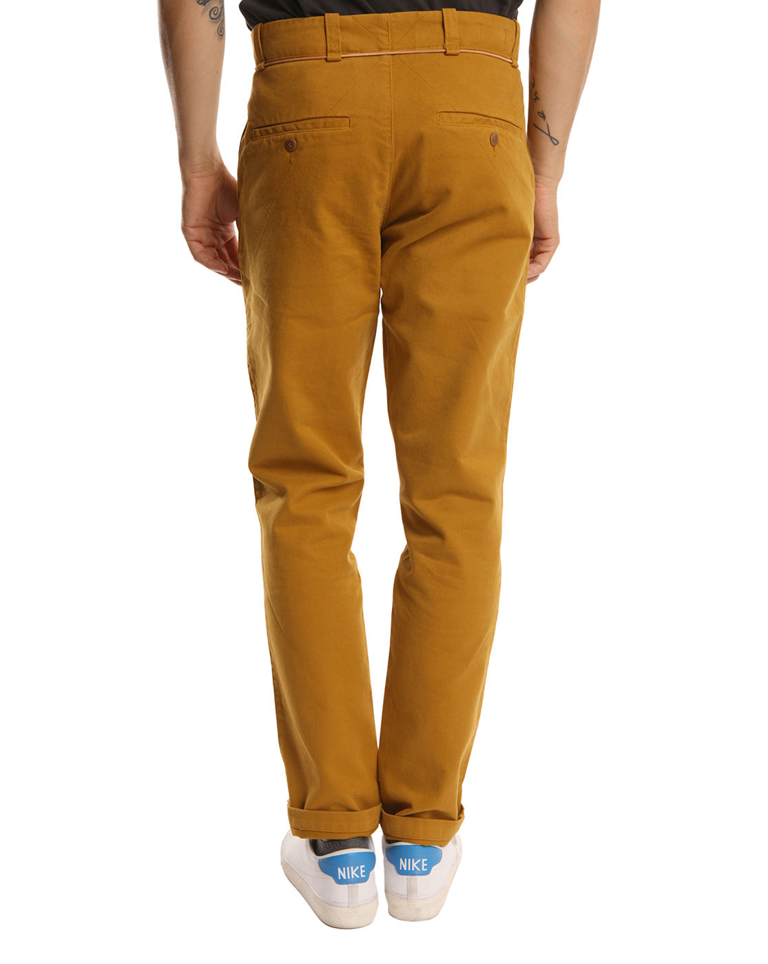 Homecore Fifty Mustard Chinos in Orange for Men (mustard) | Lyst