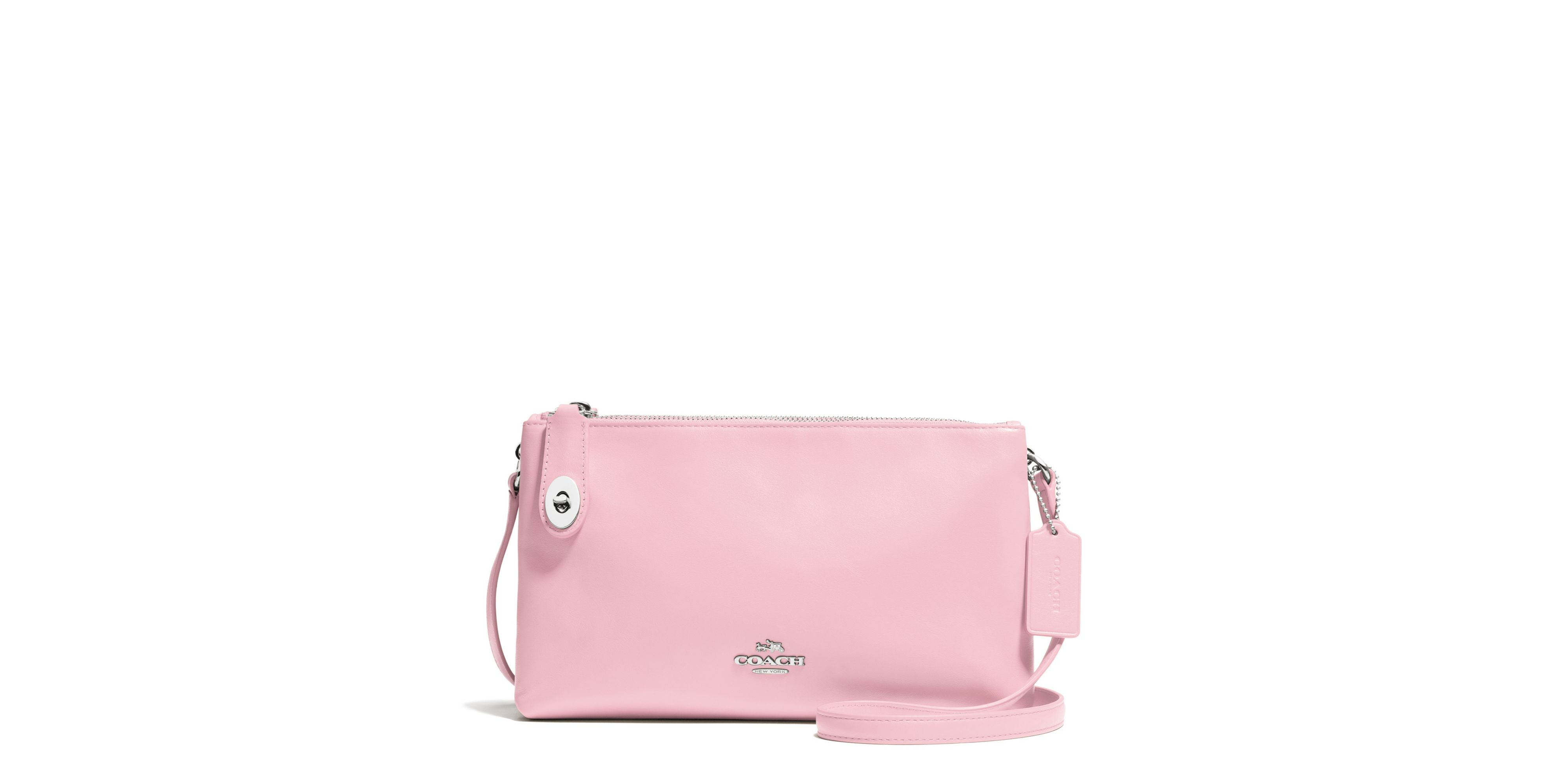 iCoachi Crosby iLeatheri iCrossbodyi iBagi in Pink Light Pink Lyst