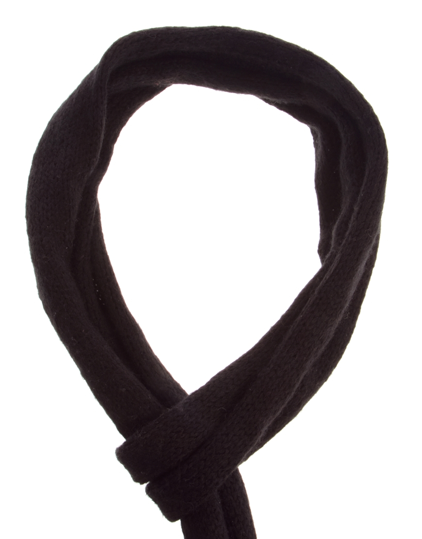 Lyst Asos Long Skinny Scarf in Black for Men