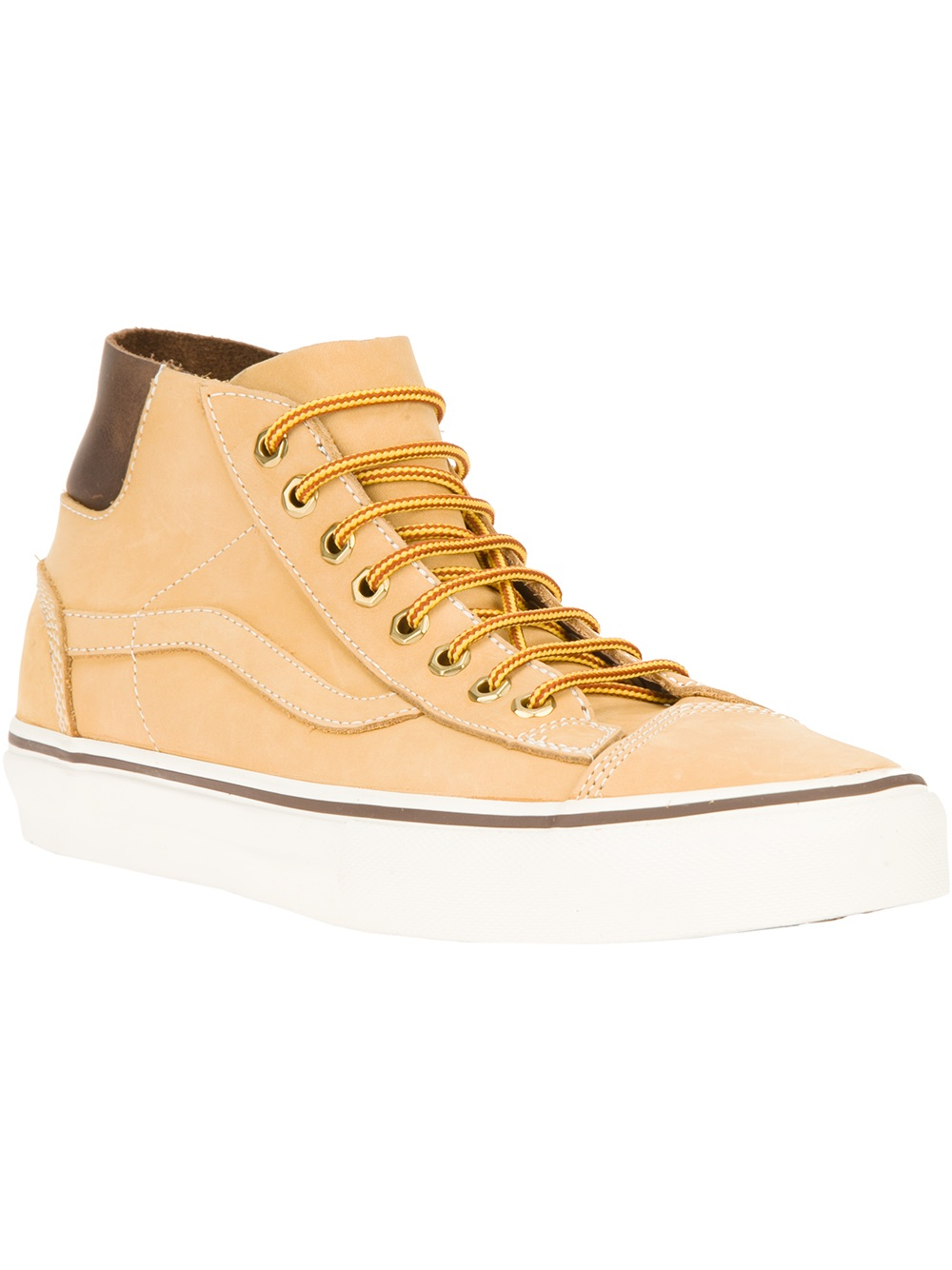 yellow vans shoes men