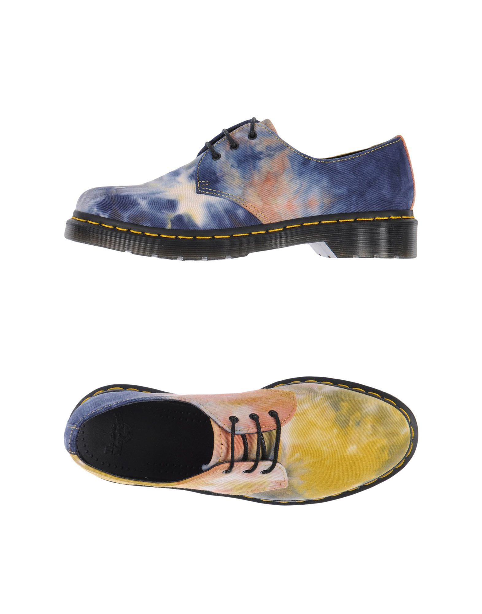 doc martens yellow shoes