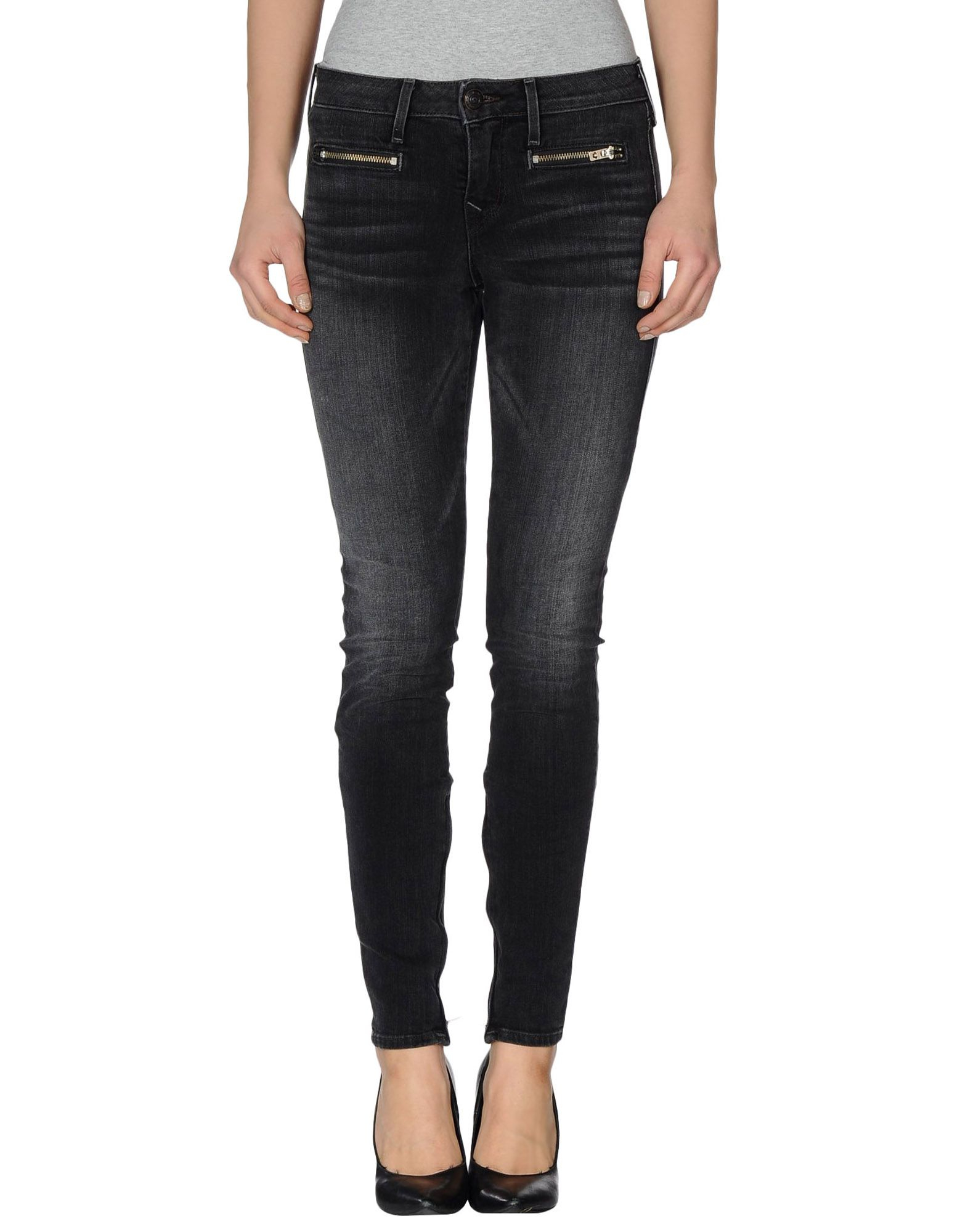 black denim pants women's