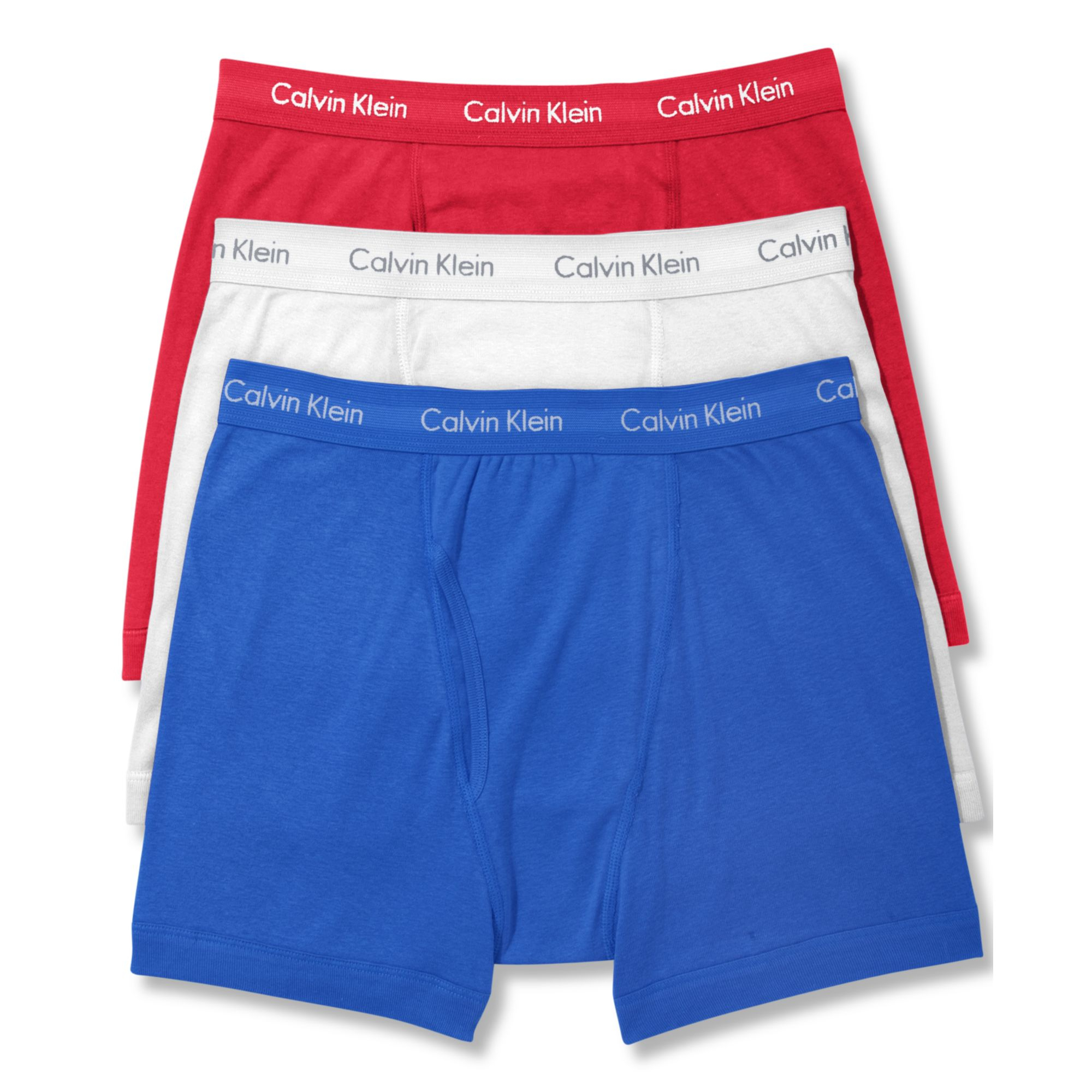 Calvin Klein American Icon Cotton Basic Boxer Brief 3 Pack in ...